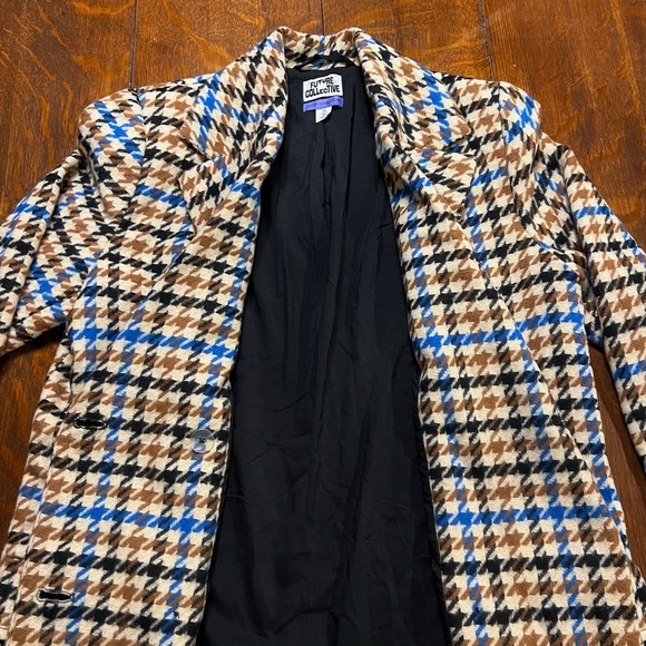 Future Collective Double Breasted Trench Coat : Kahlana Barfield Brown - Picture 7 of 15